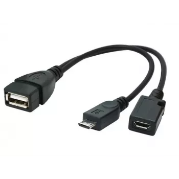 OTG laidas USB Micro AF- BM+(F) USB 2.0 OTG 15 cm