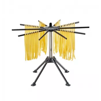Makaronų džiovintuvas GEFU Diverso G-28371 — nerūdijantis plienas, 4 pakopos, sulankstomas, 420×302 mm