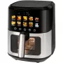 Karšto oro gruzdintuvė ProfiCook PC-FR 1286 H — 6,5 L, 1700 W, nerūdijančio plieno priekis, juoda