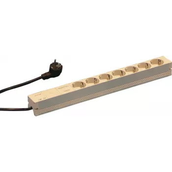 Schroff 60110-214 maitinimo paskirstymo blokas (PDU) 7 AC išėjimai 1U pilka (60110214)
