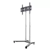 Edbak TR1 mobilus stovas informaciniams ekranams 190,5 cm (75 inch), juodas, nerūdijantis plienas