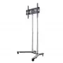 Edbak TR1 mobilus stovas informaciniams ekranams 190,5 cm (75 inch), juodas, nerūdijantis plienas