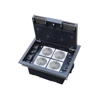 Alantec PP004 reguliuojamo gylio grindų dėžutė techninėms grindims 45×45 mm