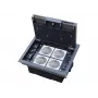 Alantec PP004 reguliuojamo gylio grindų dėžutė techninėms grindims 45×45 mm
