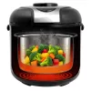 Ryžių viryklė GASTROBACK Rice Control Low Carb & Steam, 3 L, 450 W, juoda/nerūdijantis plienas