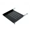Juoda 19 colių lentyna Triton RAB-UP-550-A4 (1U, 550 mm, 80 kg)