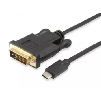 Equip USB Type-C į DVI-D Dual Link laidas, vyriškas į vyrišką, 1,8 m