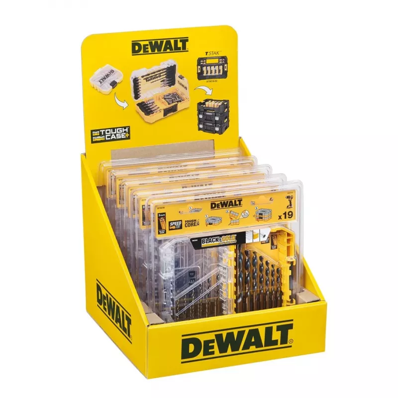 DeWalt DT70728-QZ grąžtų rinkinys metalui, 19 vnt.