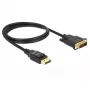 Vaizdo kabelio adapteris DeLOCK 85312 1 m DisplayPort į DVI-D juodas