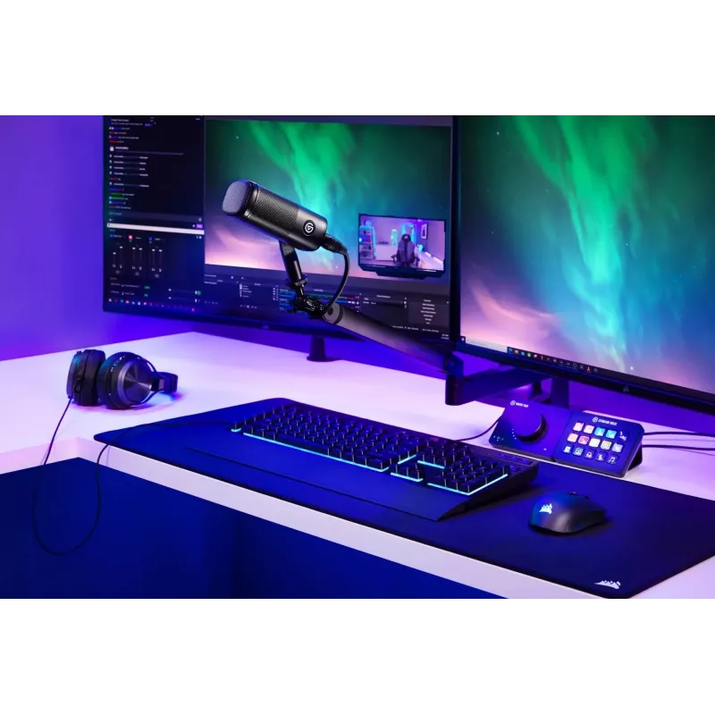 Mikrofonas PC Elgato Wave DX Juodas
