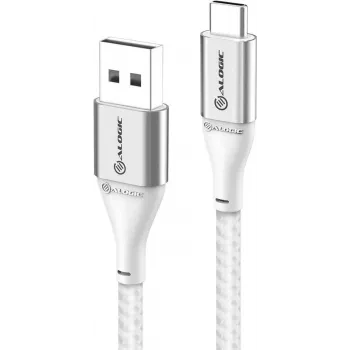 ALOGIC ULCA2030-SLV USB Laidas 0,3 m 2.0 USB A USB C Sidabrinis (ULCA2030-SLV)