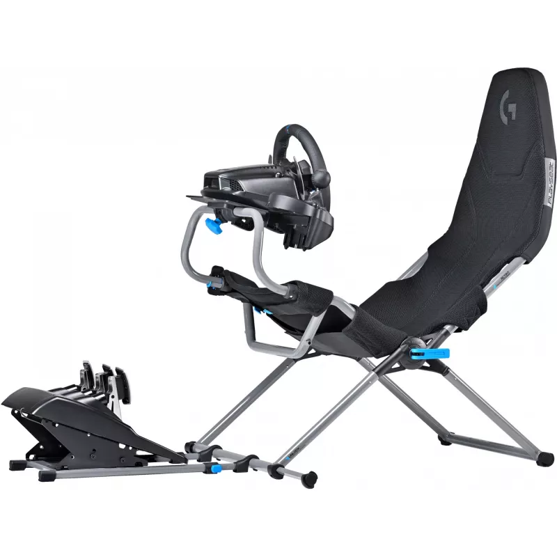 Žaidimų kėdė Playseat Challenge X - Logitech G Edition, juoda, pilka