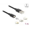 USB kabelis DeLOCK 88165 1 m USB A juodas