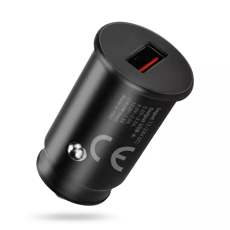 Automobilinis kroviklis everActive CC-15QC QC3.0 18W 1x USB su kabeliu