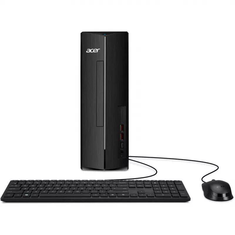 Stalinis kompiuteris Acer Aspire XC-1860 — Intel Core Ultra 5 225, 16 GB DDR5, 1 TB SSD, Windows 11 Home, juodas