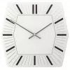 NeXtime 8128wi šešiakampis laikrodis, 43x43 cm, sieninis, baltas