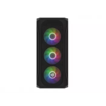 Korpusas Fury Shobo SH4F su RGB langu 4x ventiliatoriai MIDI kompiuteriui