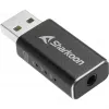 Vidinis USB Type-A – 3,5 mm DAC adapteris Sharkoon DAC Pro S – 2 V išvestis, juodas, kompaktiškas (42×17,3×9,7 mm)