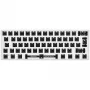 Sharkoon Skiller SGK50 S4 Barebone žaidimų klaviatūra USB balta