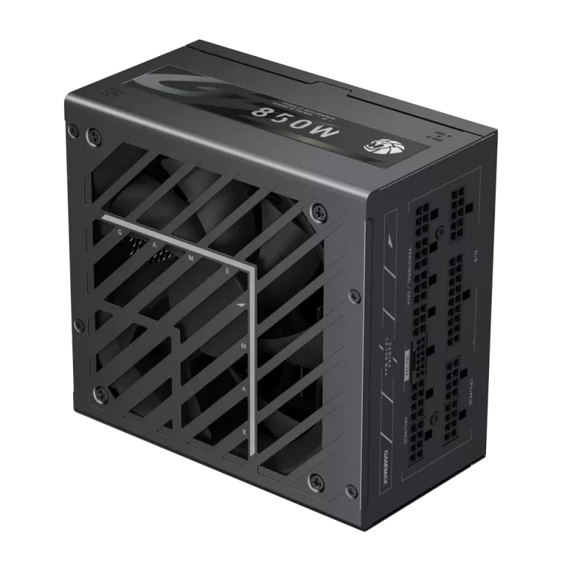 Gamemax GZ 850G 850W maitinimo blokas, 80 PLUS Gold, pilnai modulinis