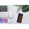Dėklas Samsung Galaxy S10 iš medžio ir polikarbonato – juodas, apsauginis galinis medinis paviršius ir buferis