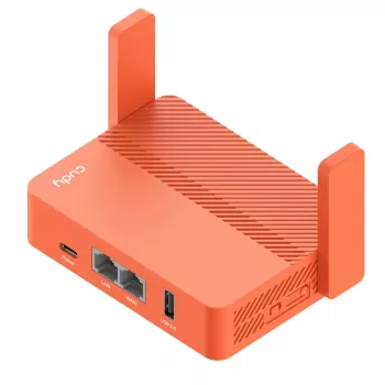Nešiojamas maršrutizatorius Cudy AC1200 (TR1200) — Oranžinis, AC maitinimas, 1x RJ-45 LAN/WAN, USB 2.0