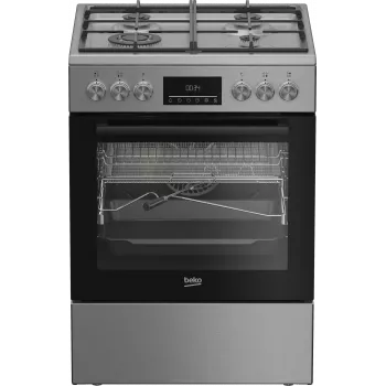 BEKO FBMA61330GXDT Dujinė viryklė su elektrine orkaite, nerūdijantis plienas, 60 cm, 72 L