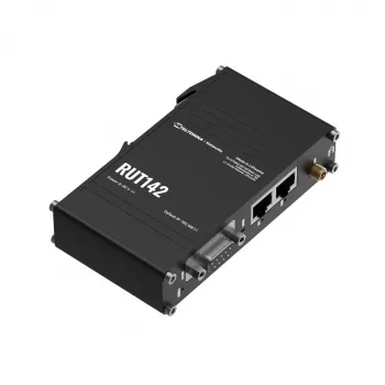 Teltonika RUT142 pramoninis maršrutizatorius su WiFi 4, RS232, 2x RJ45 100Mb/s, IP30