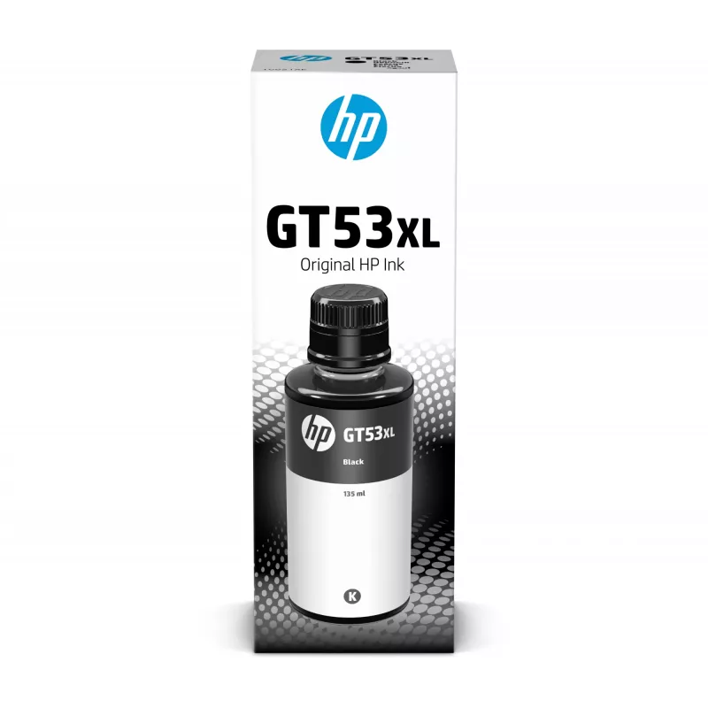 HP GT53XL 135 ml juodo originalaus rašalo buteliukas
