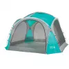 Event Dome Shelter L, 3,65 x 3,65 m, paviljonas Šviesiai mėlyna/Pilka