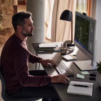 HP EliteOne 870 G9 All-in-One PC A0YY9EA [68,6 cm (27 inch) QHD lietimui jautrus ekranas, Intel i5-14500, 16 GB RAM, 512 GB SSD, Windows 11 Pro]