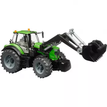 BRUDER Deutz-Fahr 8280 TTV traktorius su priekiniu krautuvu TUR 03161