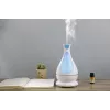 Minimu aromaterapijos difuzorius su LED apšvietimu, 400 ml, baltas