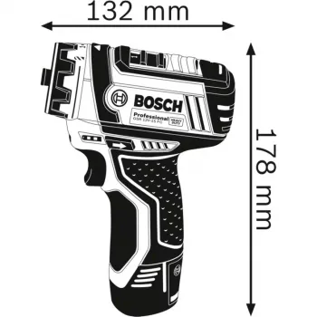 Bosch GSR 12V-15 FC Professional Gręžtuvas su Sukimo Momentu 600 g Juodas, Mėlynas