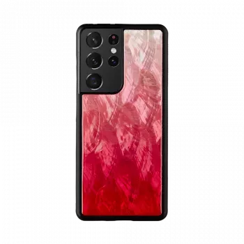 Dėklas iKins Samsung Galaxy S21 Ultra – pink lake black