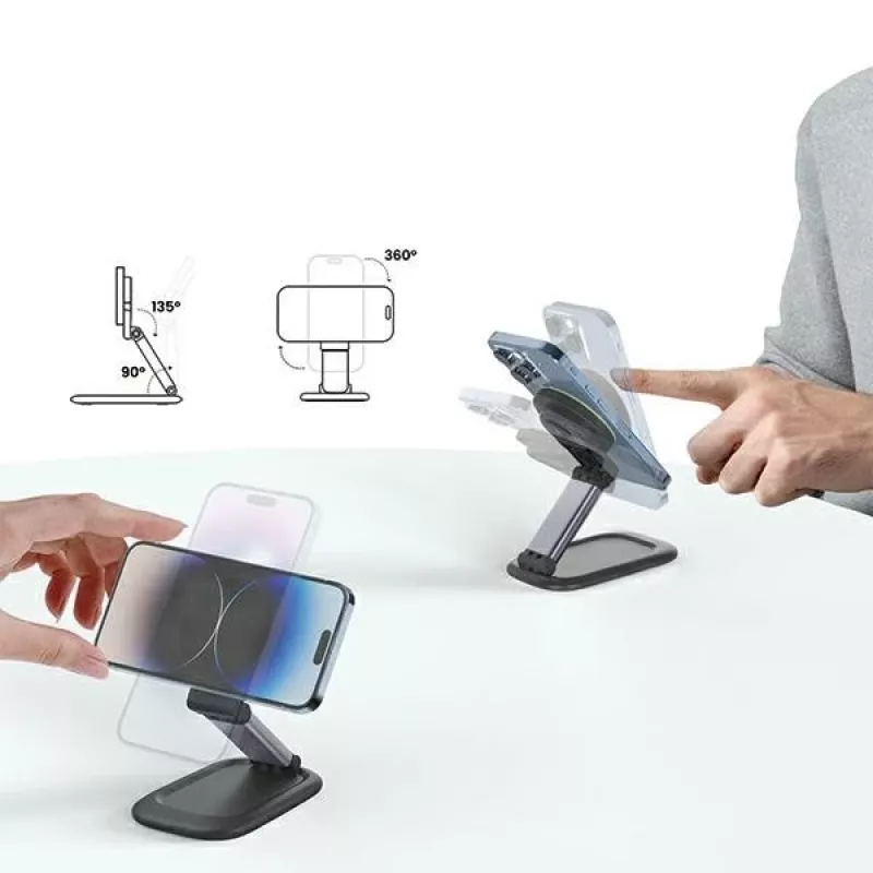 Magnetinis stovas SODI BM-310 juodas MagSafe mobiliesiems įrenginiams