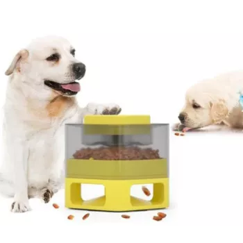 Doggy Village MT7130Y automatinis gyvūnų ėdalo dozatorius geltonas