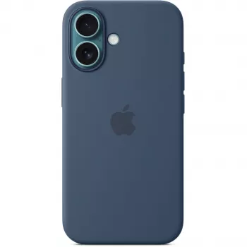 Silicone Case Apple iPhone 16 MagSafe Denim Mėlyna 6.1 colio