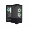 Korpusas ZALMAN CHRONIX V2 Mid Tower ARGB ventiliatoriai x3 juodas