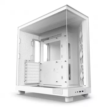 Korpusas NZXT H6 Flow Mid-Tower - Baltas