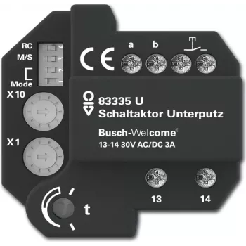 Kištukinis lizdas Busch Jaeger 2CKA008300A0327 — IP20, 51×51×28 mm