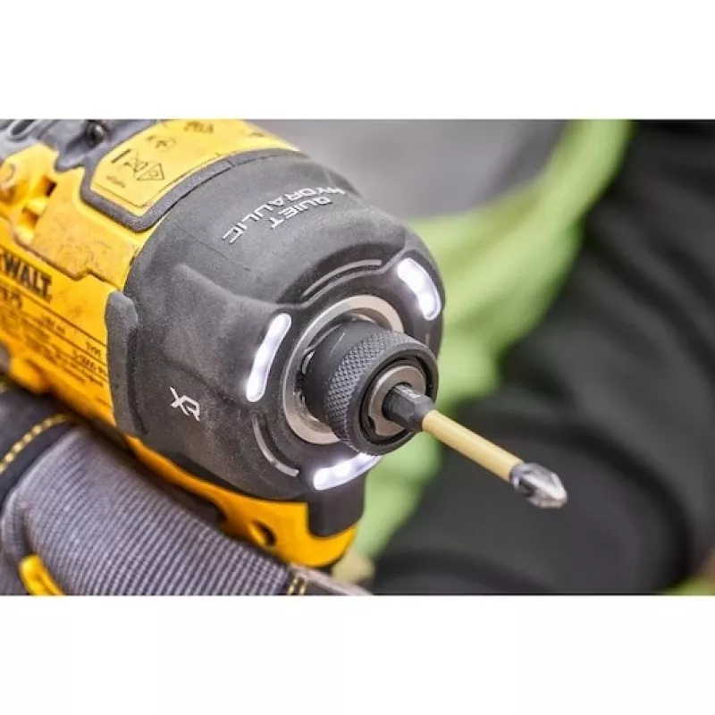 DeWALT DCF870E2T-QQ veržliaraktis 1/4 inch 3000 aps./min 56 N·m juodas/geltonas 500 W 18 V