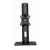 Gembird MS-D1-01 reguliuojamo aukščio monitoriaus stovas juodas