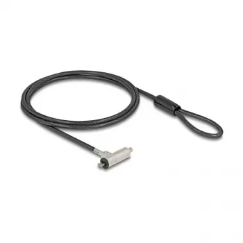 Navilock Laptop Schloss mit Schlüssel für HP Nano Slot 1.80 m schwarz (20678)
