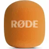 Rode Interview GO – kompaktiškas rankinis interviu mikrofonas, oranžinis