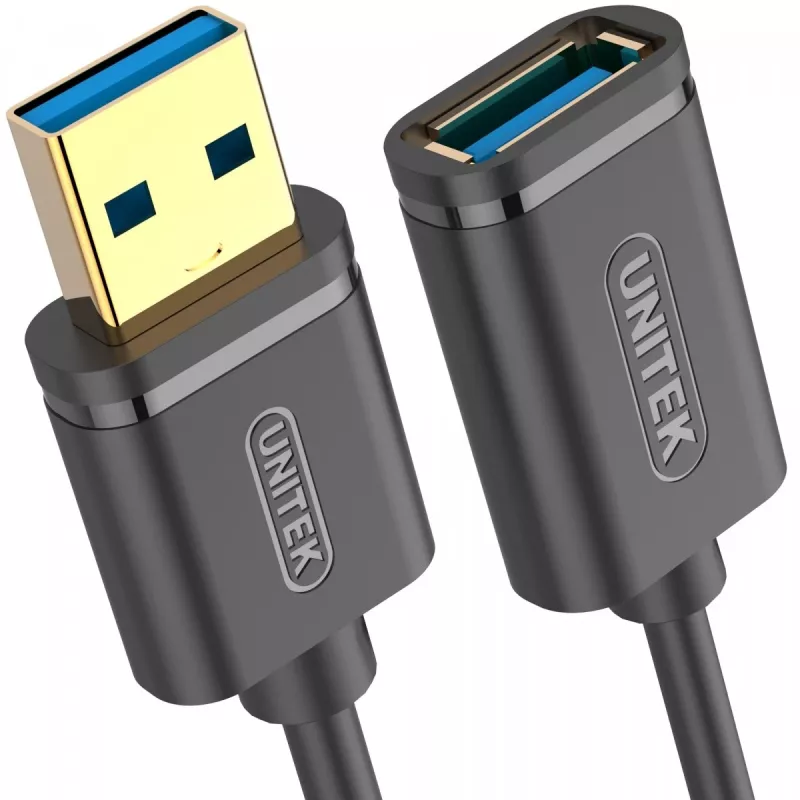 UNITEK Y-C457GBK USB 3.2 Gen 1 (3.1 Gen 1) laidas 1 m USB A juodas