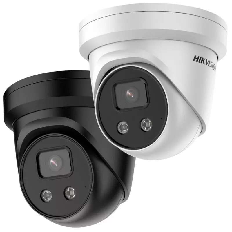 Hikvision DS-2CD2366G2-IU(2.8mm)(C)(BLACK) kupolinė IP vaizdo stebėjimo kamera vidaus ir lauko naudojimui 3200 x 1800 px lubos / siena