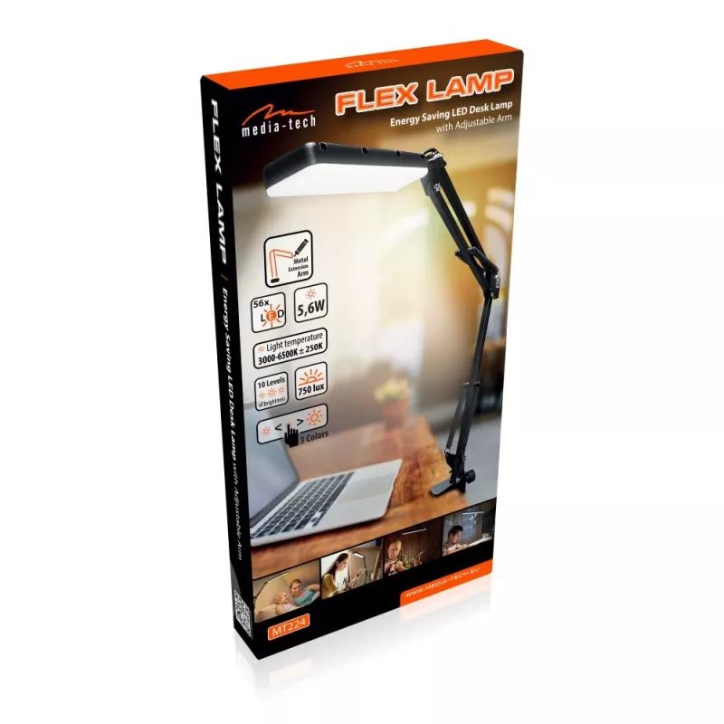 Stalinė lempa Media-Tech MT224 5,6 W LED Juoda