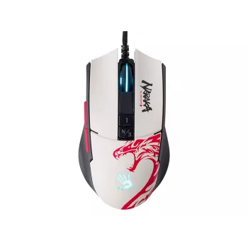 Laidinė žaidimų pelė A4Tech Bloody L65 MAX RGB 16000 DPI ergonomiška dešiniarankiams