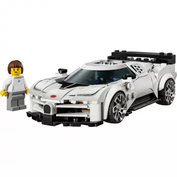 LEGO Speed Champions Bugatti Centodieci 77240 – 291 dalių, 1 minifigūrėlė, nuo 9 m.